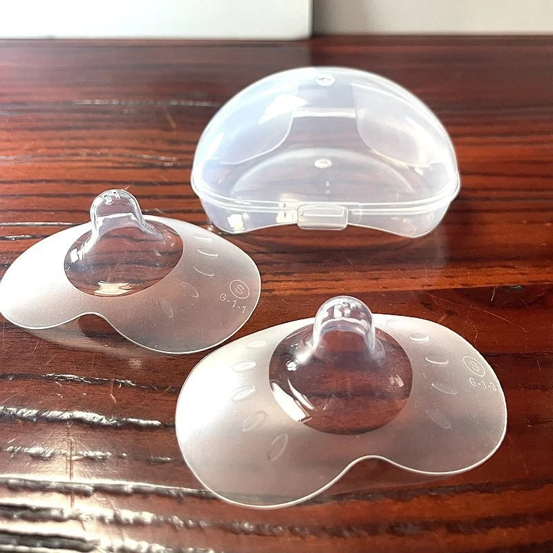 AliExpress 2Pcs Silicone Breastfeeding Nipple Protectors Feeding Mother Nipple Shields Protection Cover Soft Milk Feeding Nursing Shield, view 4