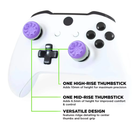 AliExpress 2pcs Silicone Thumb Grip for P5/P4 Joystick Booster Caps Game Controller Accessories Rocker Cap Pair Supports P4/P5, view 5