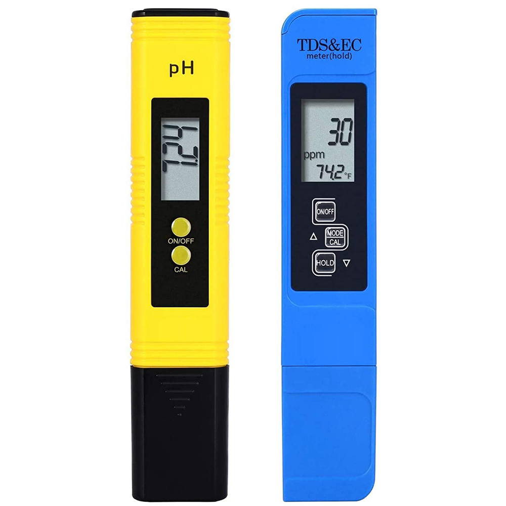 AliExpress 2pcs TDS PH Meter Digital Water Tester 0.01ph High Accuracy PH Meter 0-9990ppm Temperature TEMP PPM Tester