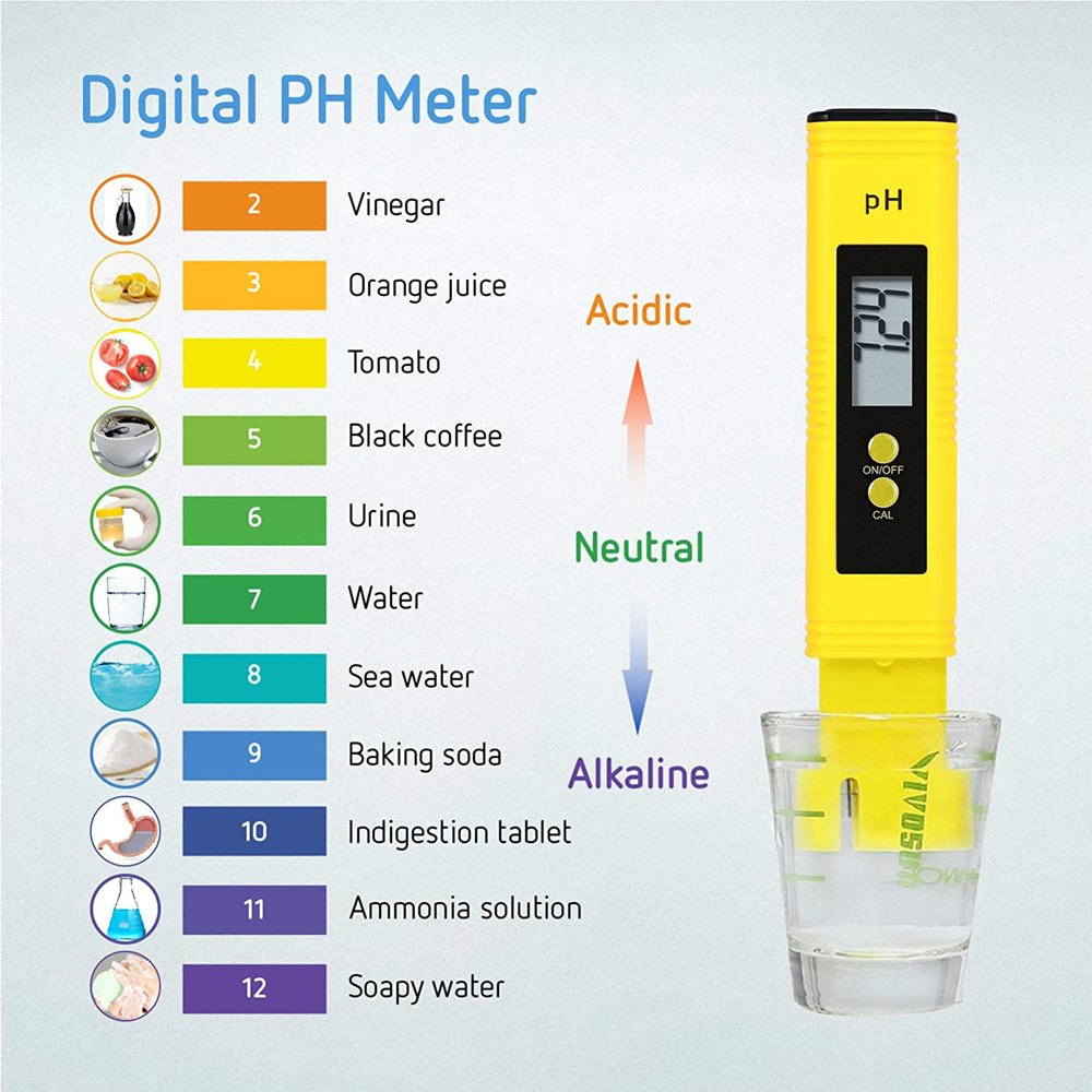 AliExpress 2pcs TDS PH Meter Digital Water Tester 0.01ph High Accuracy PH Meter 0-9990ppm Temperature TEMP PPM Tester, view 2