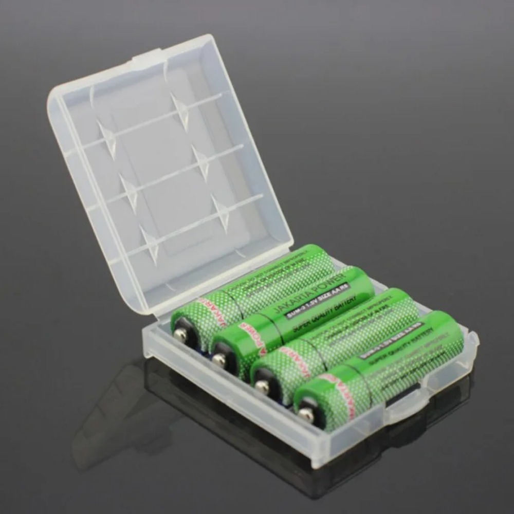AliExpress Clear Battery Storage Boxes for AA and AAA (2-Pack), view 3