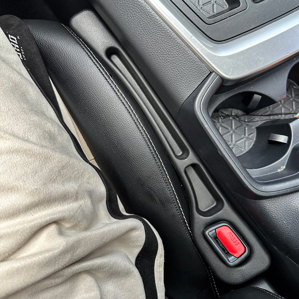 AliExpress 2Pcs Upgraded Universal Car Seat Gap Filler Storage Center Console Side Crevice Filler Strip Seat Gap Filling Strip Accessories, view 5