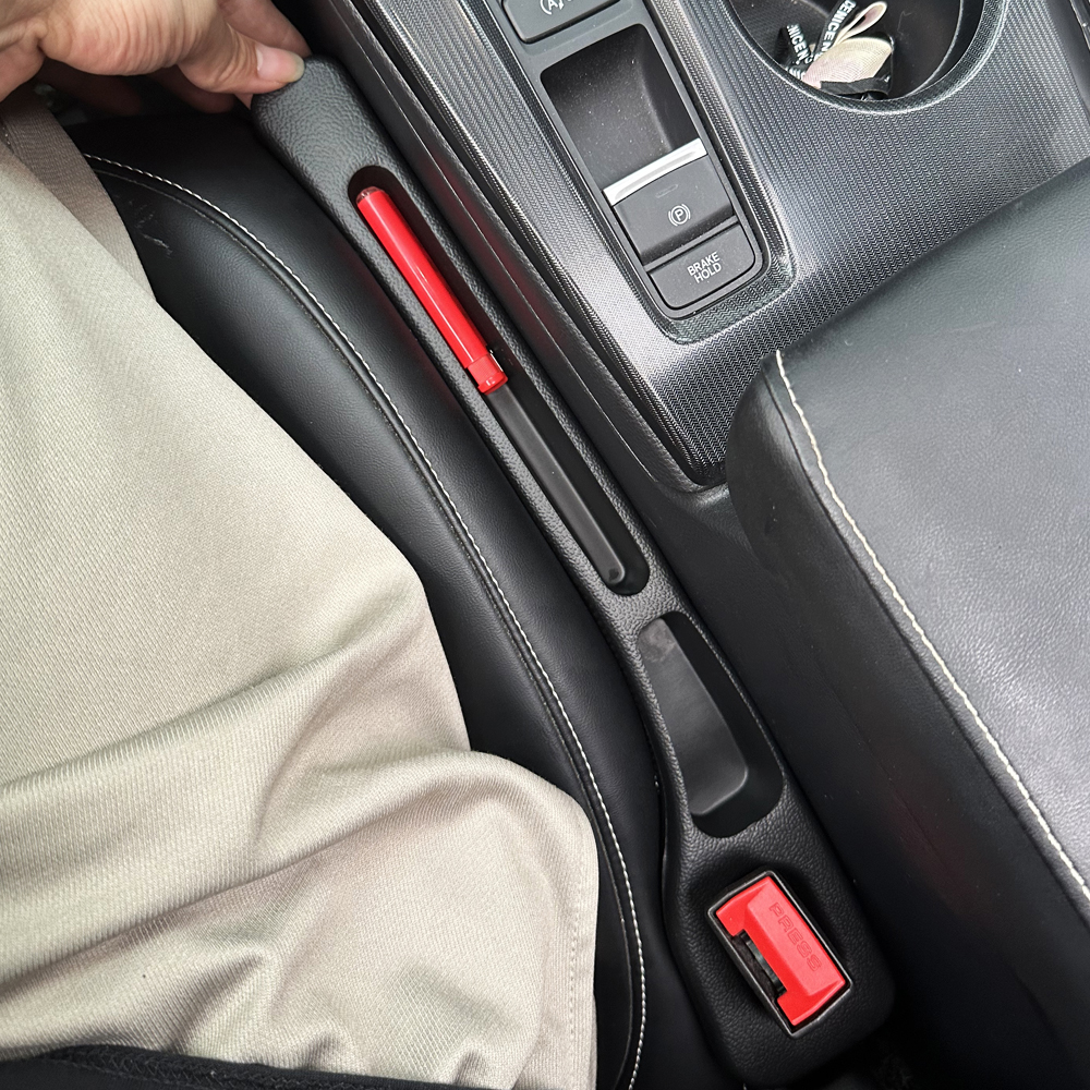 AliExpress 2Pcs Upgraded Universal Car Seat Gap Filler Storage Center Console Side Crevice Filler Strip Seat Gap Filling Strip Accessories, view 6