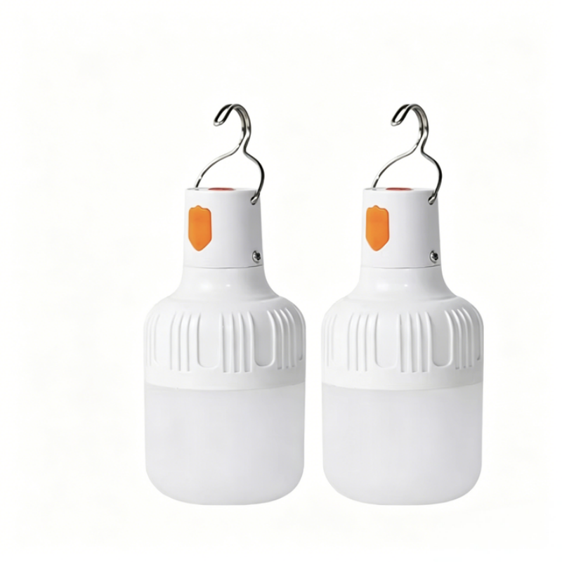 AliExpress 2PCS USB Rechargeable LED Bulb with Hook Portable Emergency Light for Outdoor Camping Fishing Hiking Security, view 5