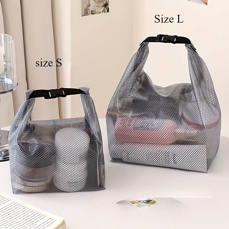 AliExpress 2PCS Waterproof Storage Bag Cosmetic Storage Bag Gym Swimming Clothing Storage Pouch Men Women Outdoor Travel Washing Bag, view 3