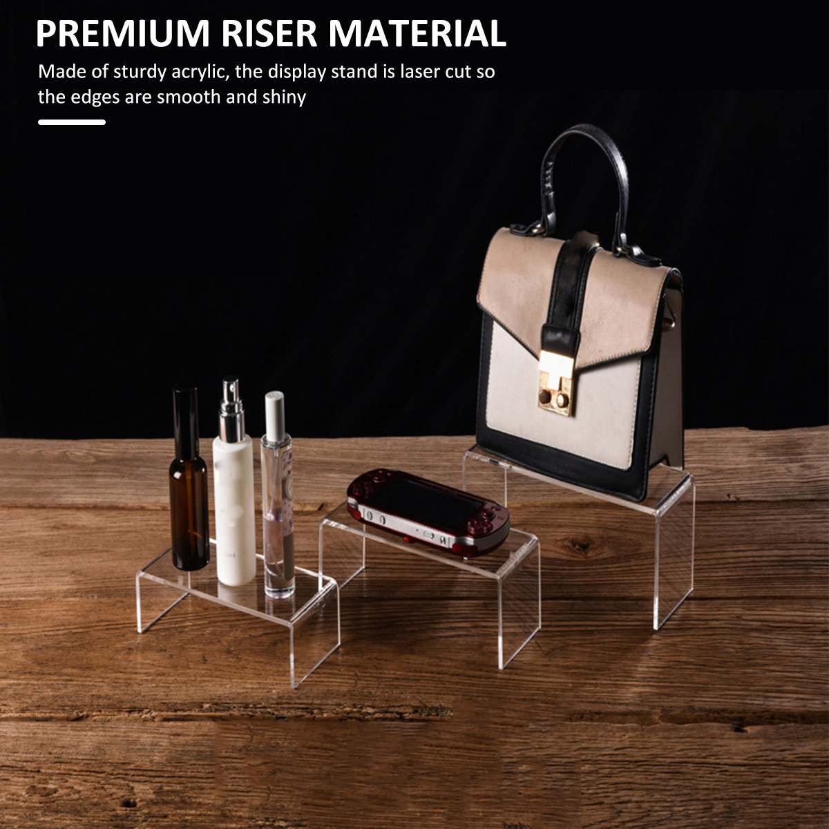 AliExpress U-Shape Acrylic Display Risers (3, 6 or 9 Pieces), view 2