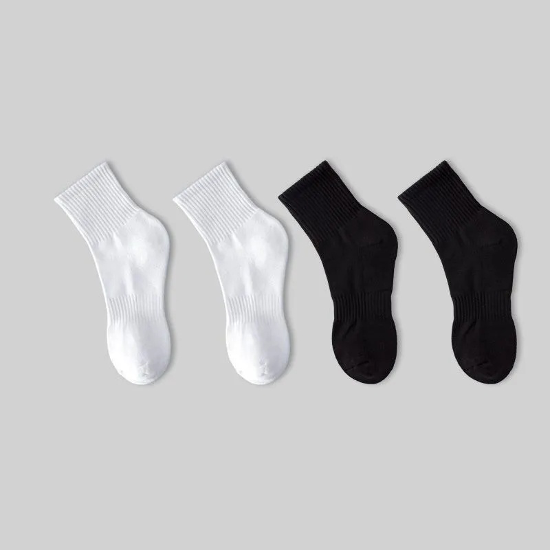 AliExpress Men's Black and White Mid-Calf Socks (3 or 6 Pairs), view 2