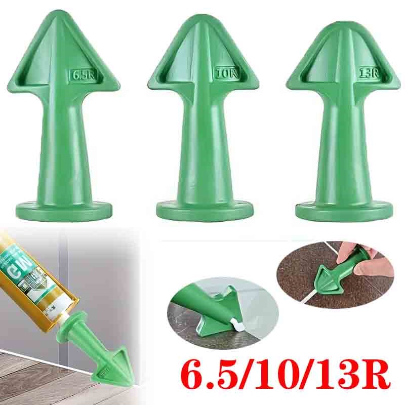 AliExpress 3/6pcs Caulking Nozzle Applicator Finishing Tool Spatula Plastic Glue Shovel Tile Brick Joints Floor Silicone Remover Grout Kit, view 2