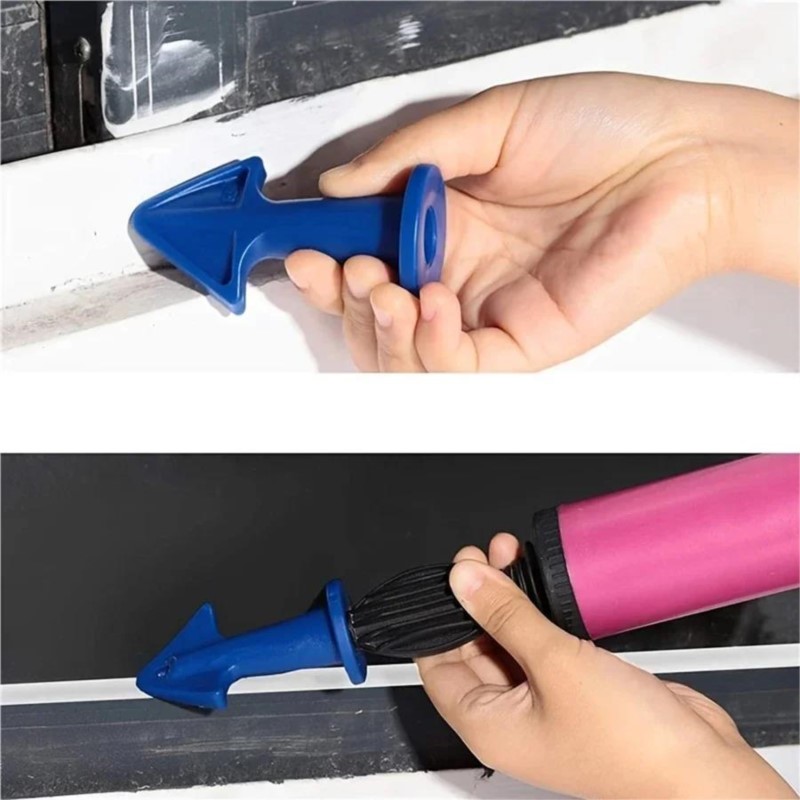 AliExpress 3/6pcs Caulking Nozzle Applicator Finishing Tool Spatula Plastic Glue Shovel Tile Brick Joints Floor Silicone Remover Grout Kit, view 4