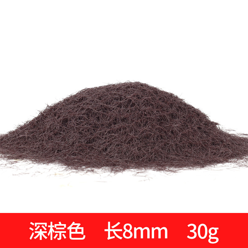 AliExpress 3-8mm Static Grass Powder DIY Lawn Flocking Materials Railway Train Landscape Accessory Model Kits 30g/bag, view 4