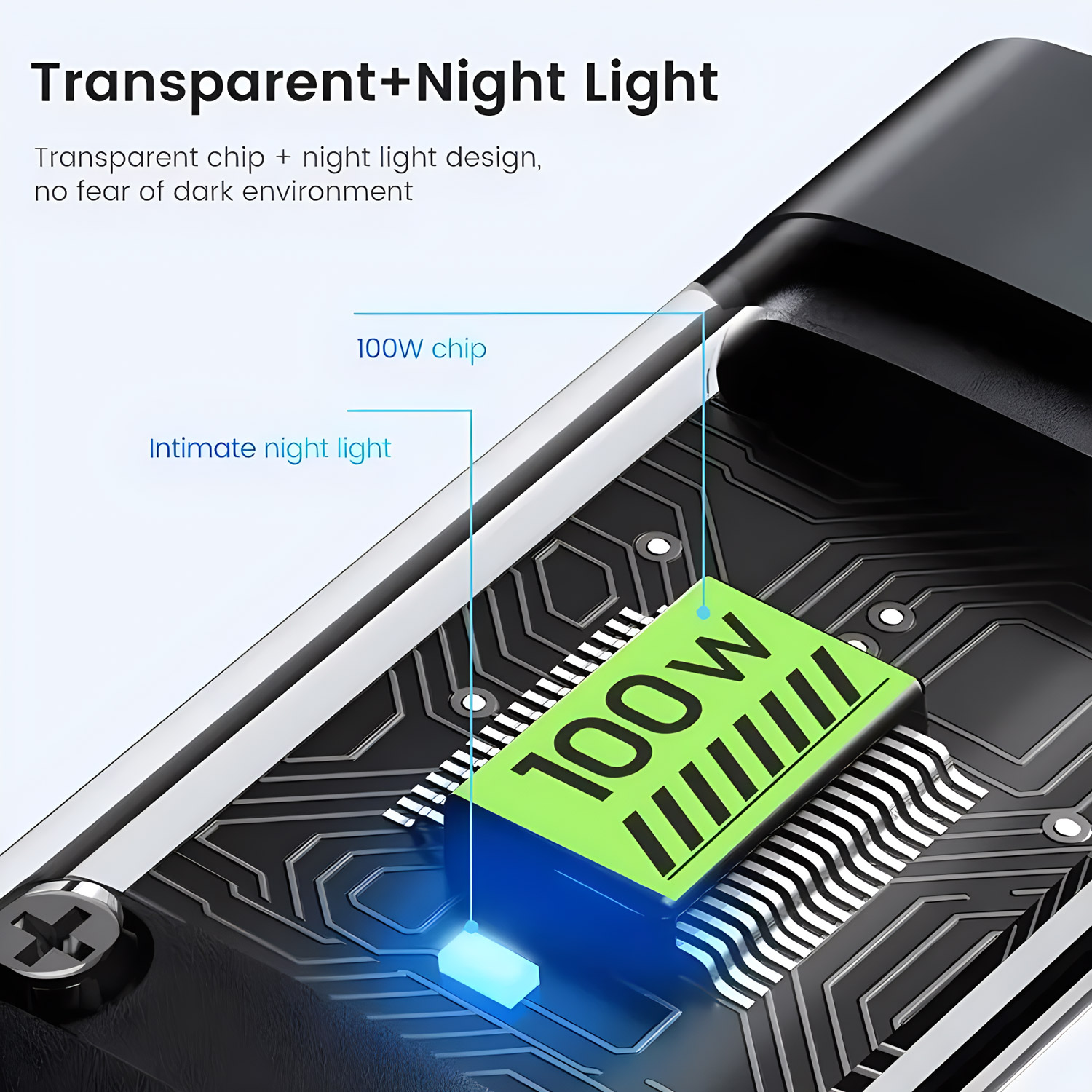 AliExpress 3-in-1 100W USB-A Fast Charging Cable, view 4