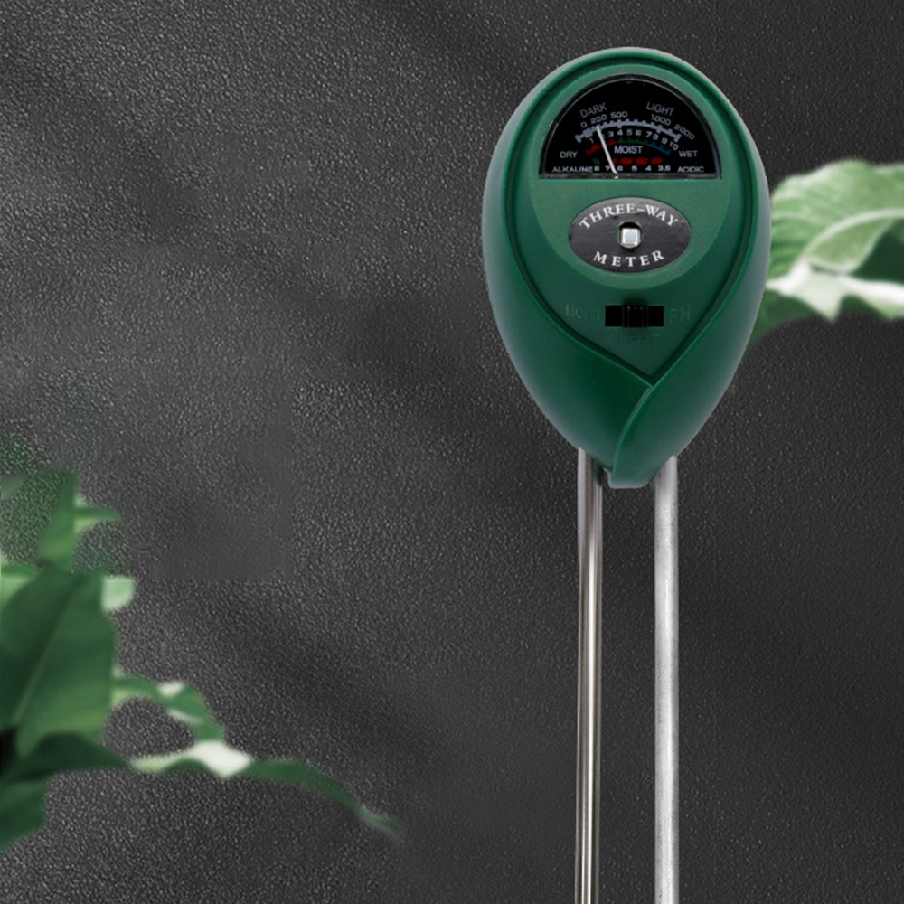AliExpress 3 in 1 Soil PH Meter sunlight Moisture Sensor for Garden Flowers Plants Acidity Humidity Monitor Detector Easy Use Testing Tool, view 2