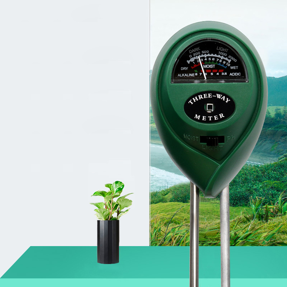 AliExpress 3 in 1 Soil PH Meter sunlight Moisture Sensor for Garden Flowers Plants Acidity Humidity Monitor Detector Easy Use Testing Tool, view 6