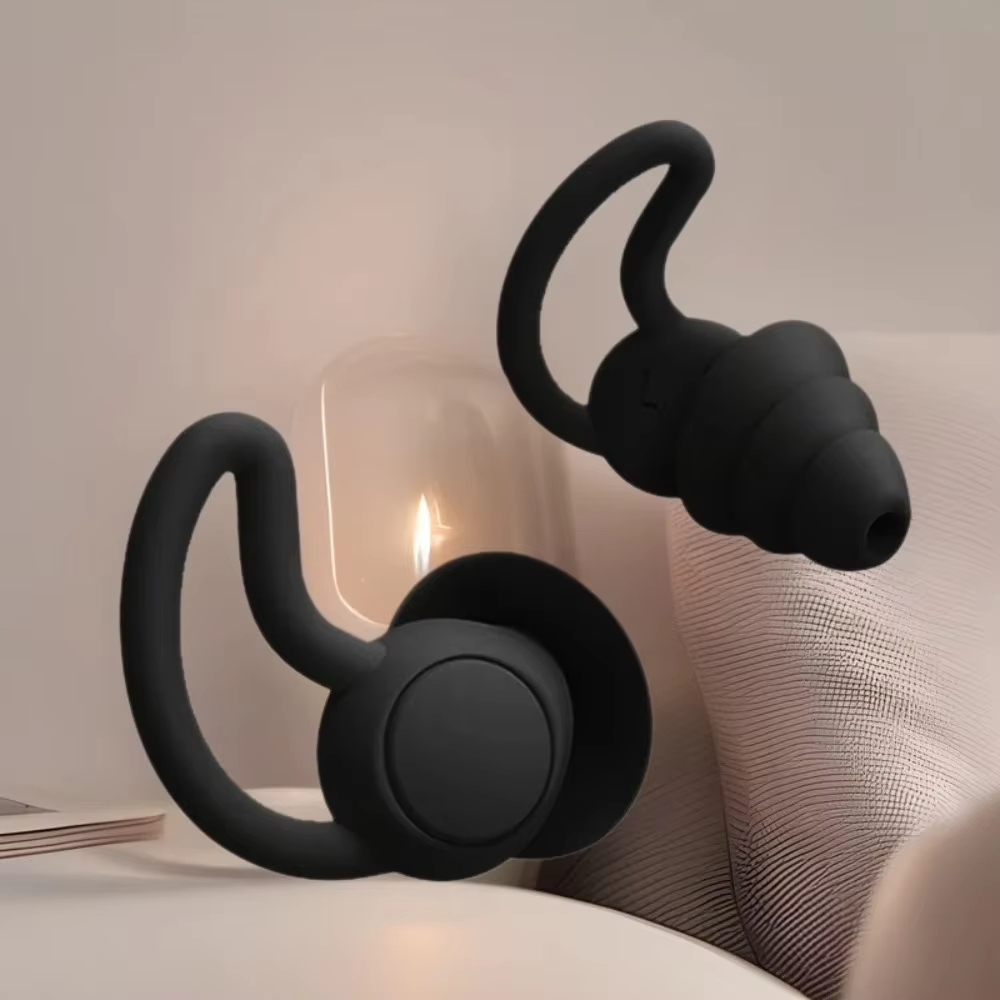 AliExpress 3-Layer Silicone Earplugs for Sleep and Swimming, view 6