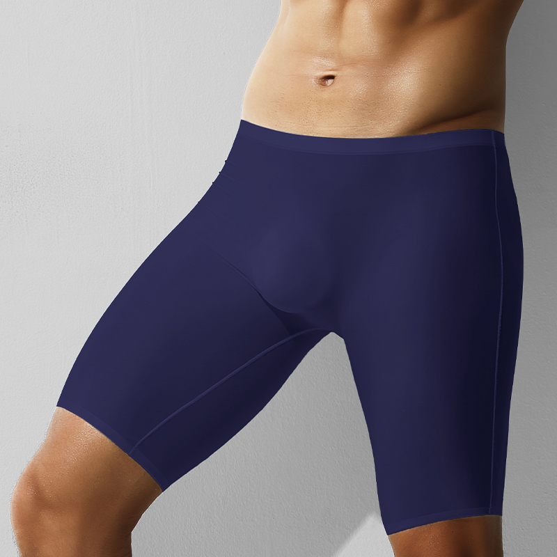 AliExpress 3-Pack of Men's Ice Silk Underwear, Sports Men's Summer Thin Boxer Briefs, Extended Anti-Wear Legs, Traceless Running Quick-Dryi, view 4
