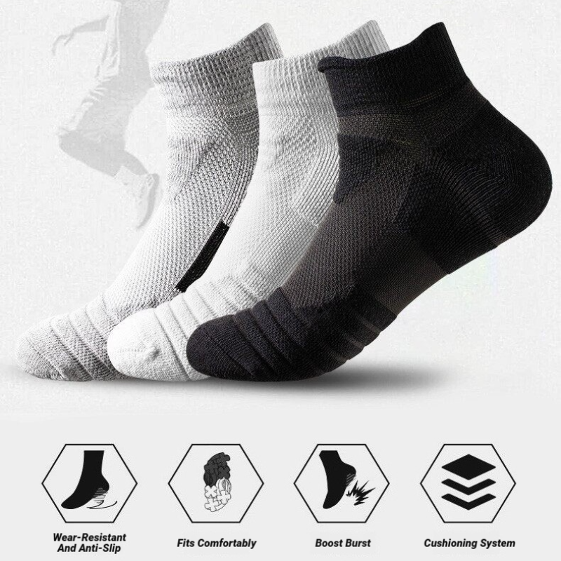 AliExpress Anti-Slip Sports Socks for Football (3 Pairs)