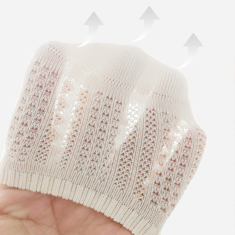 AliExpress 3 Pairs Babys Cotton Thin Mesh Socks Comfy Breathable Kids Boys Girls Non-slip Floor Socks, view 4