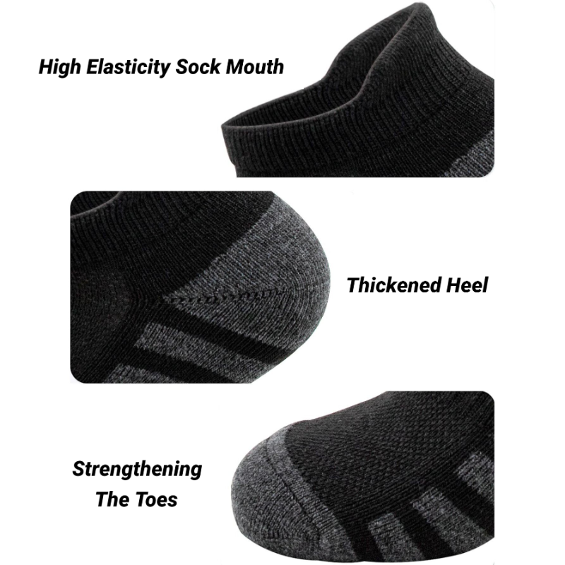 AliExpress Cushioned Low-Cut Tab Athletic Socks (3 Pairs), view 6