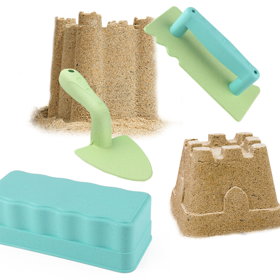 AliExpress 3 pieces of snow beach toy sand fun brick sand castle mold for winter and summer build snow outdoor children's birthday toy gift, view 2
