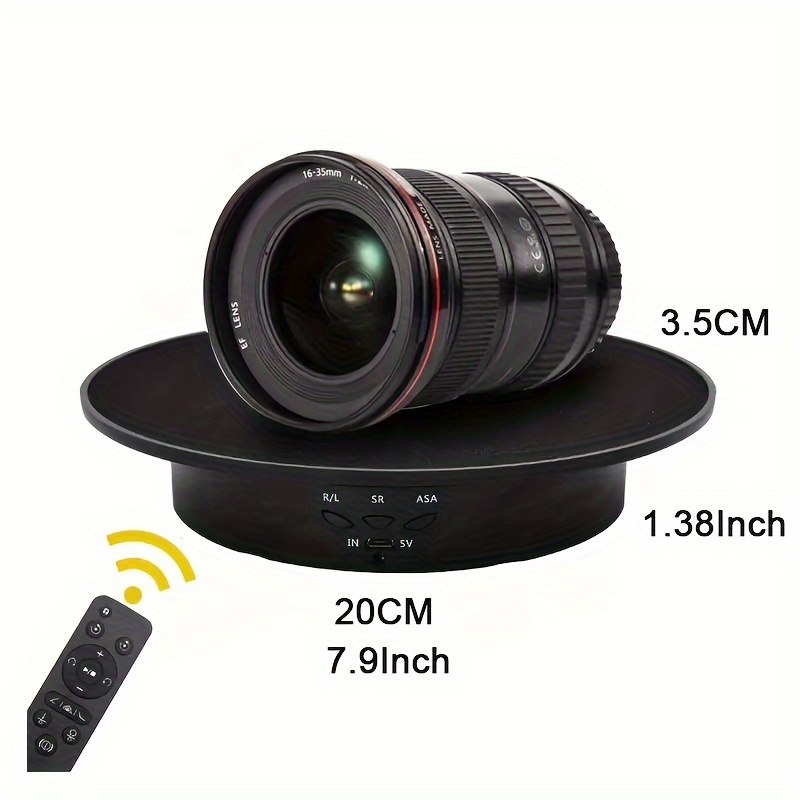 AliExpress Rotating Mirror Display Turntable (3 Speeds), view 4
