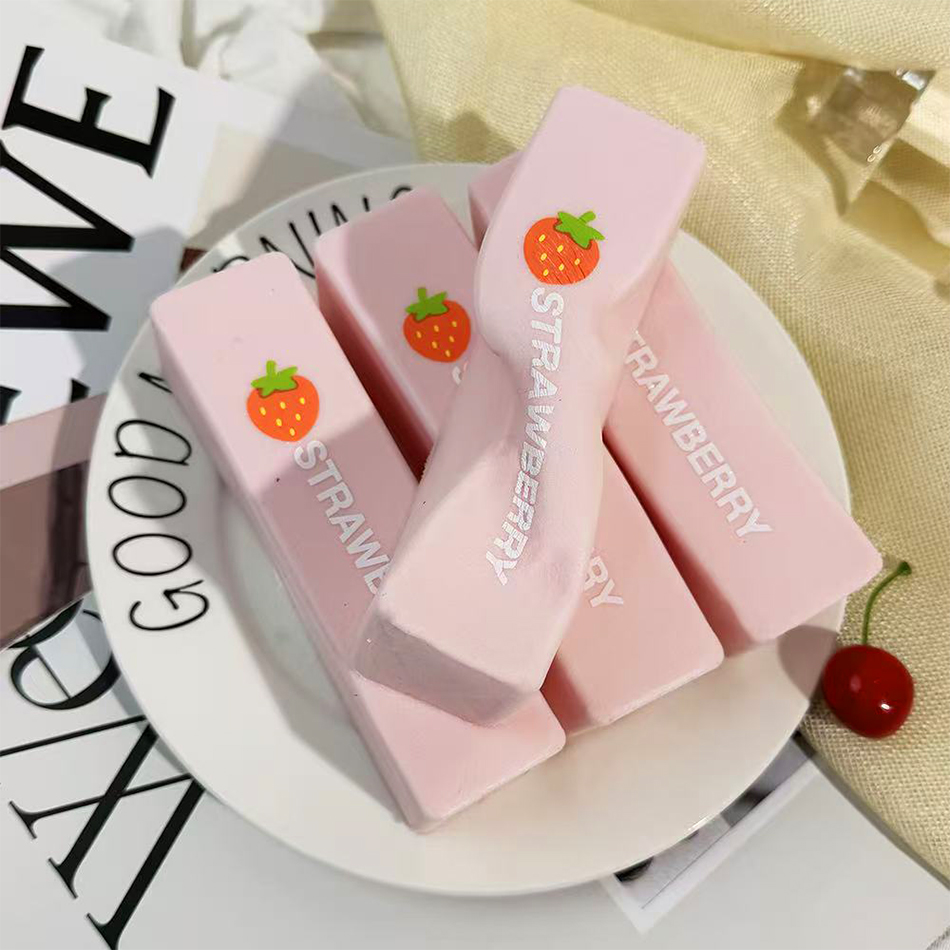AliExpress 3 Styles Squishy Toy Butter Stick Slow Rising Squeeze Toy Butter Bar Brick Fidget Toy Anti Stress Release Hand Relax Gift, view 5