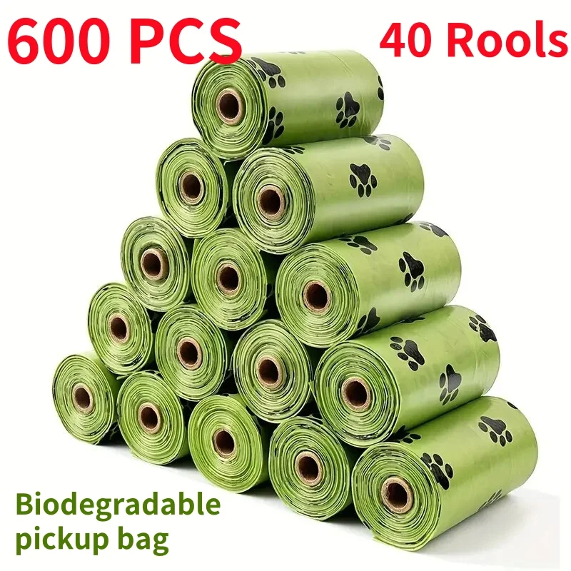 AliExpress 30/600 Pcs Dog Poop Bags for Dog Large Cat Waste Bags Doggie Outdoor Home Clean Refill Garbage Bag Pet Supplies 15 Bags/ Roll