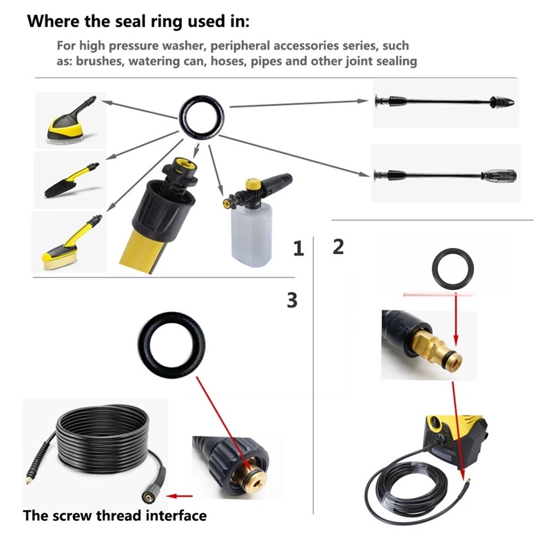 AliExpress 30-Piece O-Ring Seal Set for Karcher K2-K7, view 2