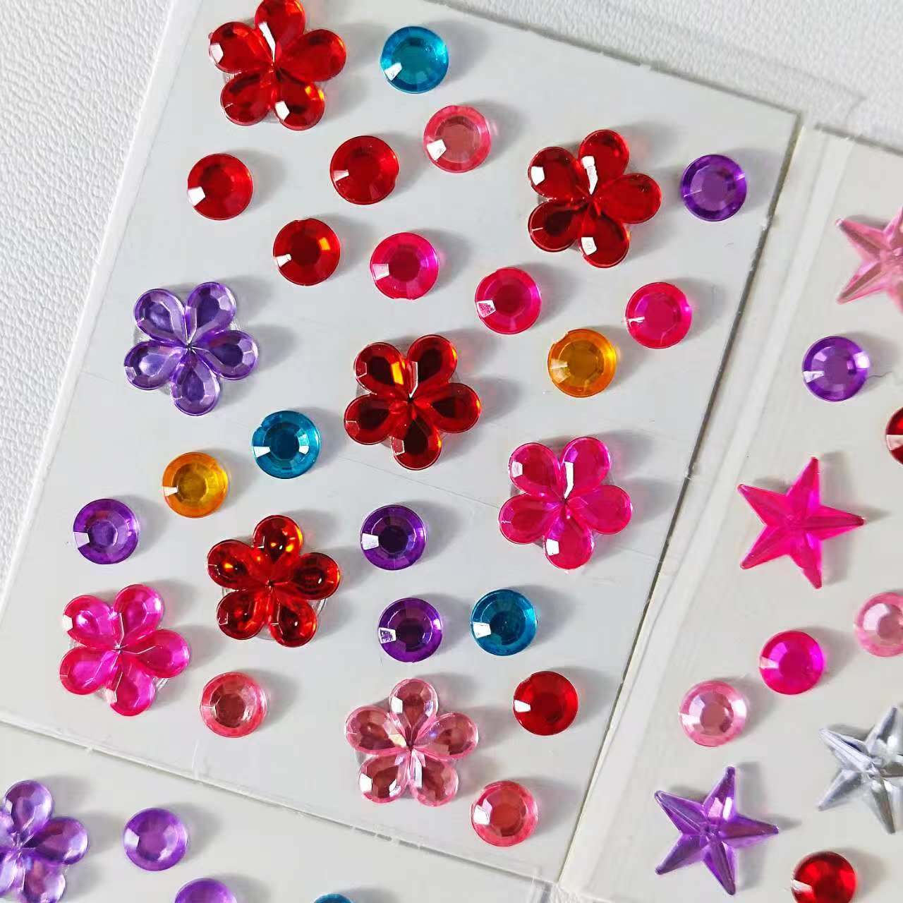 AliExpress 30 Style Wholesale Colorful Diamond Mini Sticker Accessories DIY Acrylic Three-Dimensional Decoration Children's and Students', view 2