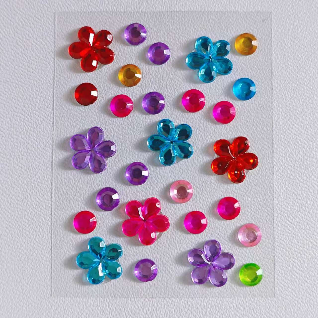 AliExpress 30 Style Wholesale Colorful Diamond Mini Sticker Accessories DIY Acrylic Three-Dimensional Decoration Children's and Students', view 4