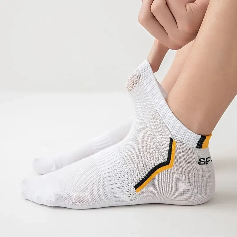 AliExpress Men's Color-Block Mesh Ankle Socks (30-Pair), view 6