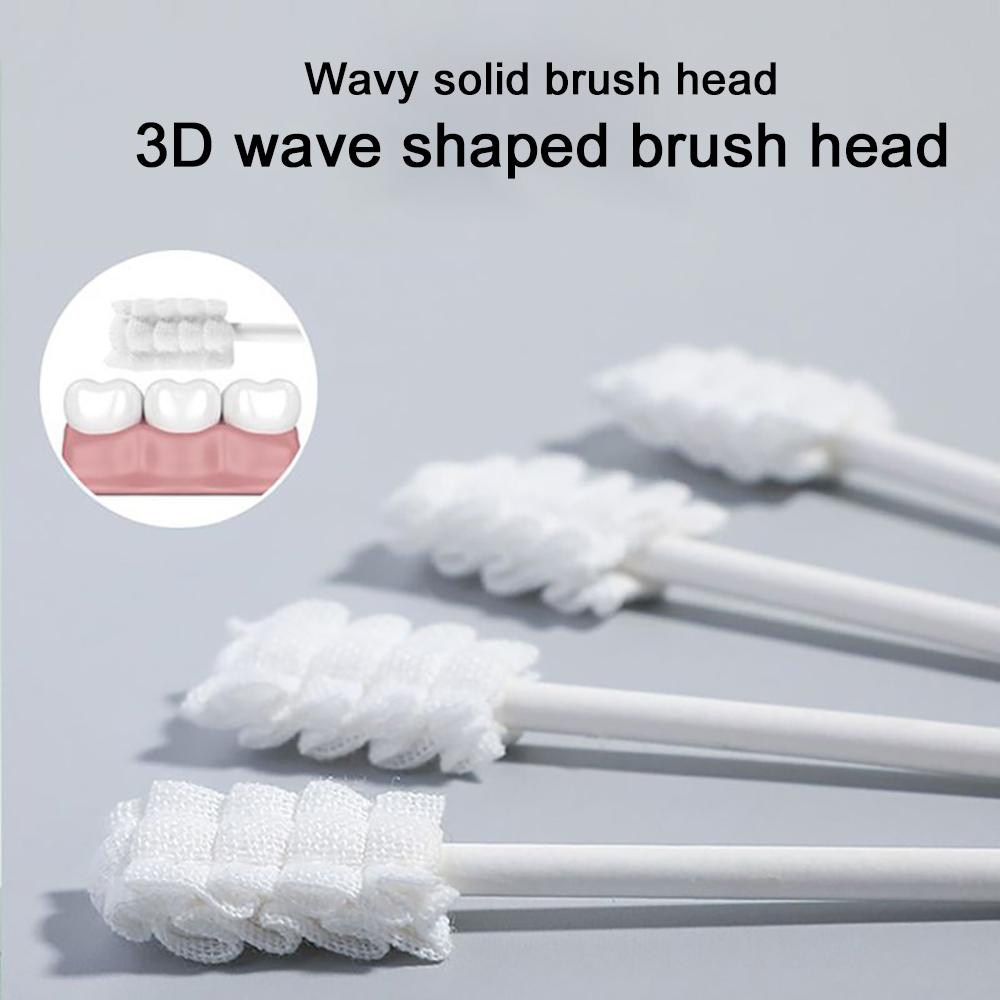 AliExpress 30PCS Baby mouth cleaning stick Disposable detergent Milk Tooth Veil toothbrush Baby tongue wash newborn baby teeth care, view 3