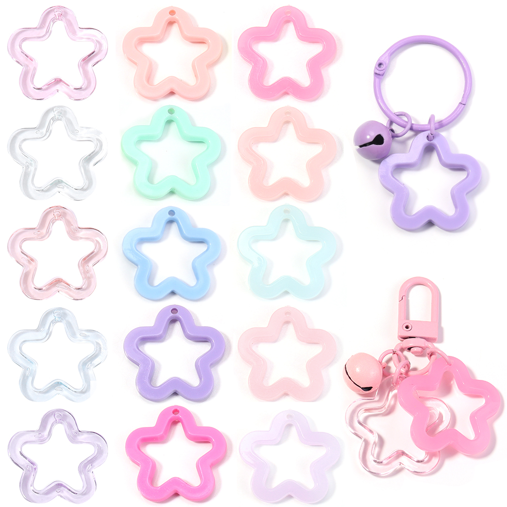 AliExpress 30-Piece Hollow Acrylic Star Pendants