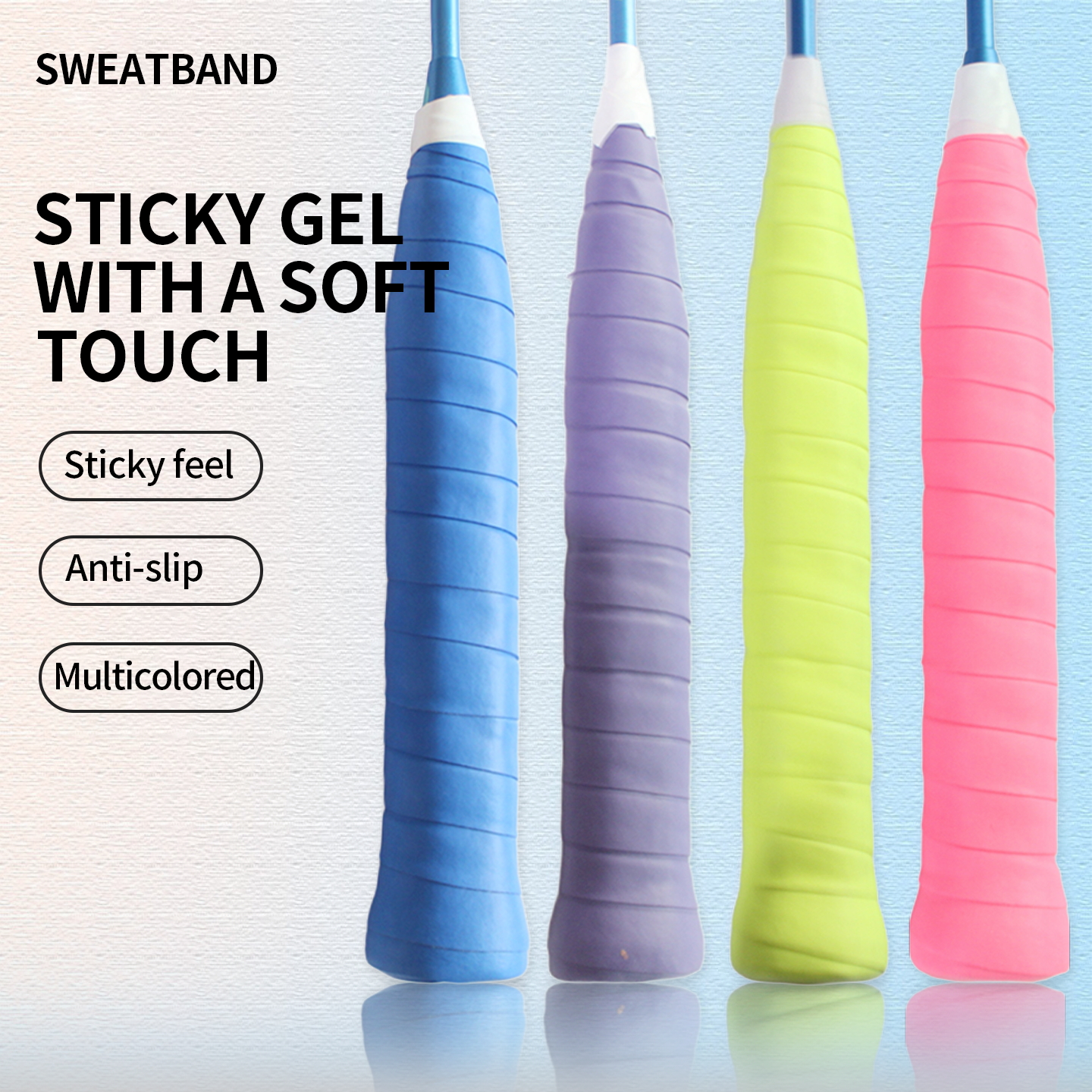 AliExpress 30PCS/LOT Wilson racket grip, sticky badminton tennis racket hand rubber sleeve, Tennis grip non slip,Badminton grip, view 4