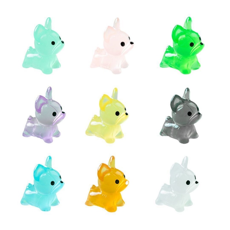 AliExpress 30PCS Mini Luminous Cute Puppy Accessories Toy Lovely Doggy Glow in The Night Fairy Garden Miniatures Dog Desk Decoration Gift, view 6