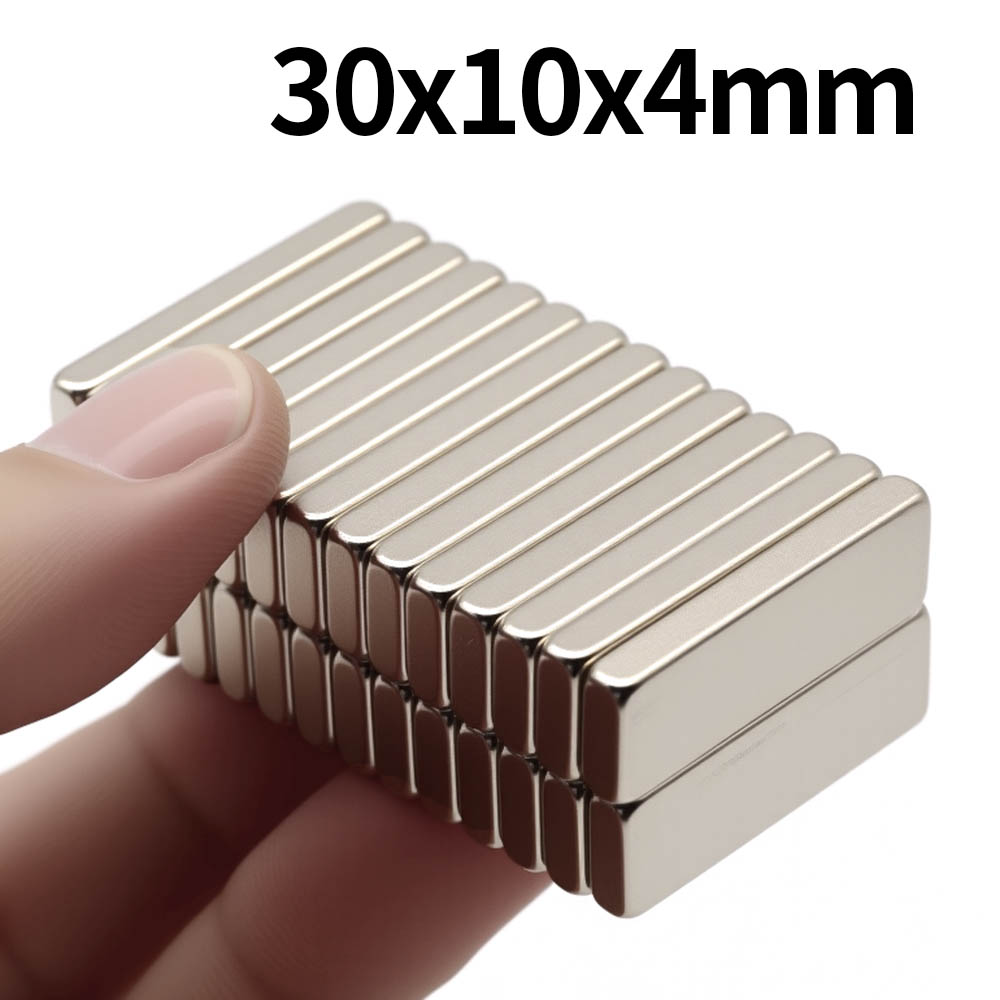 AliExpress 30x10x4mm Super Strong Neodymium Magnet N35 NdfeB Permanent Magnetic Imanes Block Powerful Magnets Refrigerator