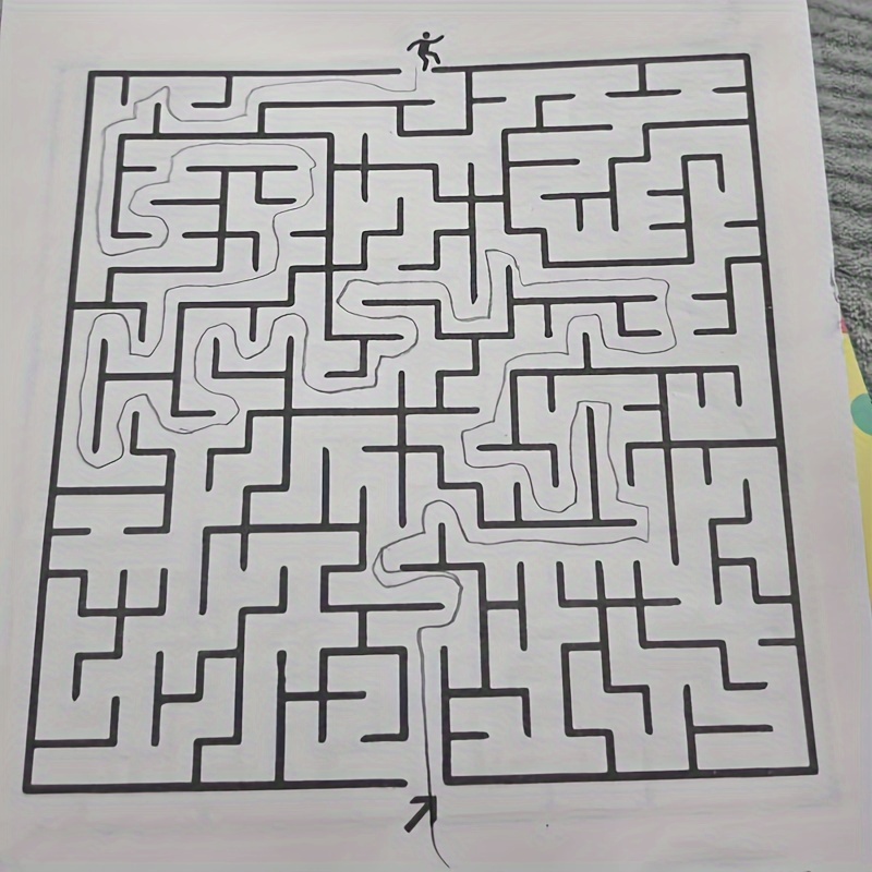 AliExpress 32-Page Children's Maze Game Book for Student Concentration Training, Intelligence Development, Early Education Toys, and Children, view 4