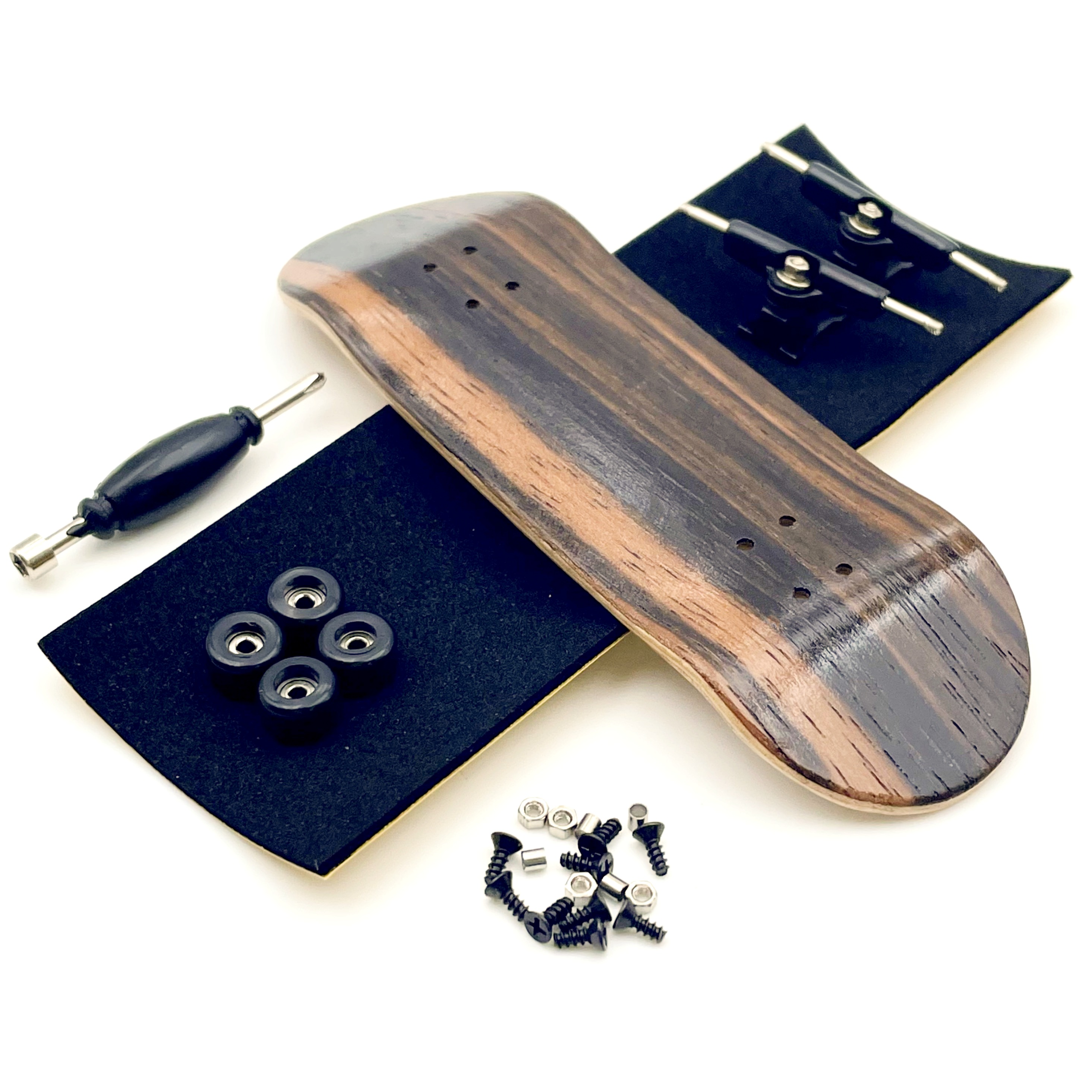 AliExpress 32mm Fingerboard Set with Maple Wooden Deck Metal Trucks Bearing Wheels, view 3