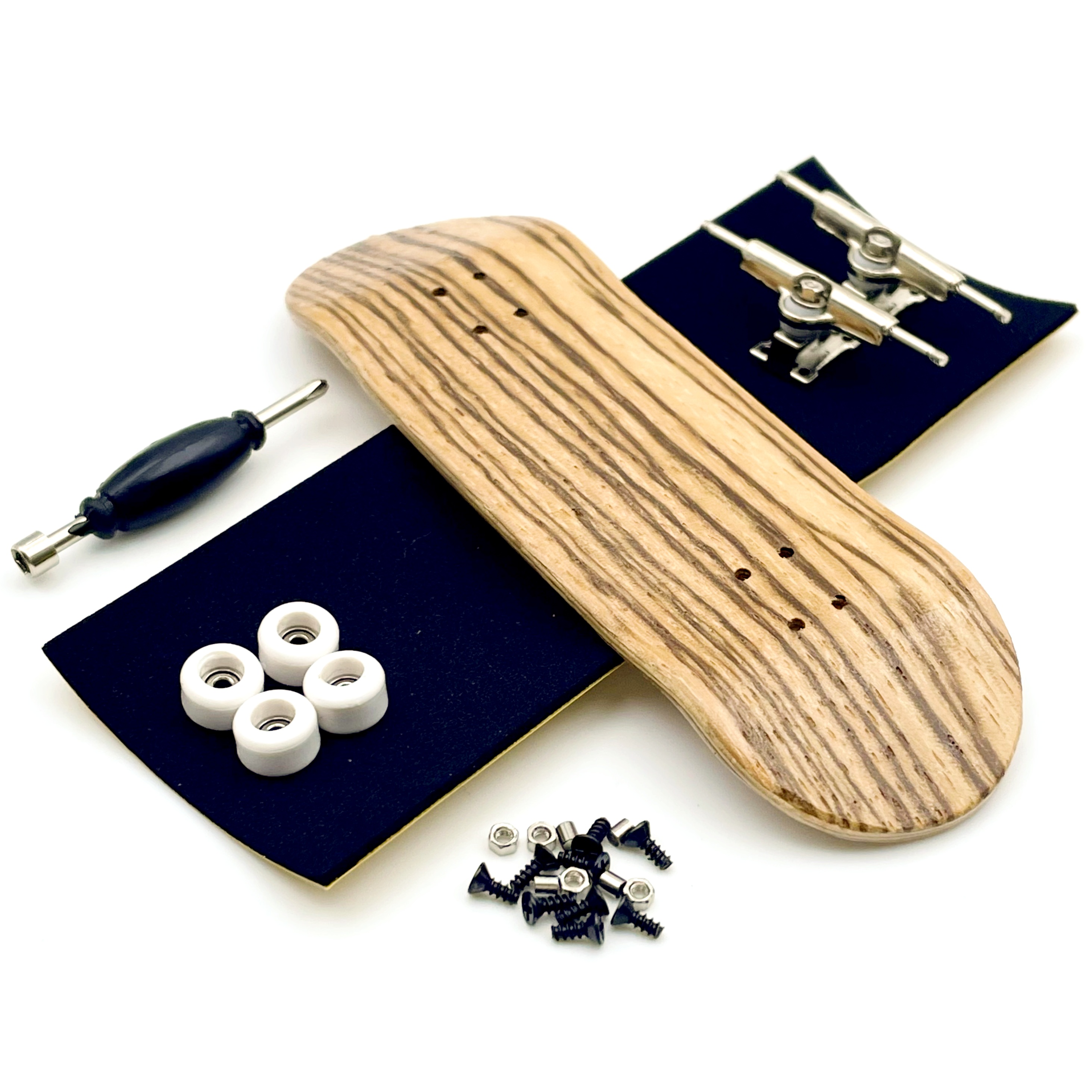 AliExpress 32mm Fingerboard Set with Maple Wooden Deck Metal Trucks Bearing Wheels, view 5
