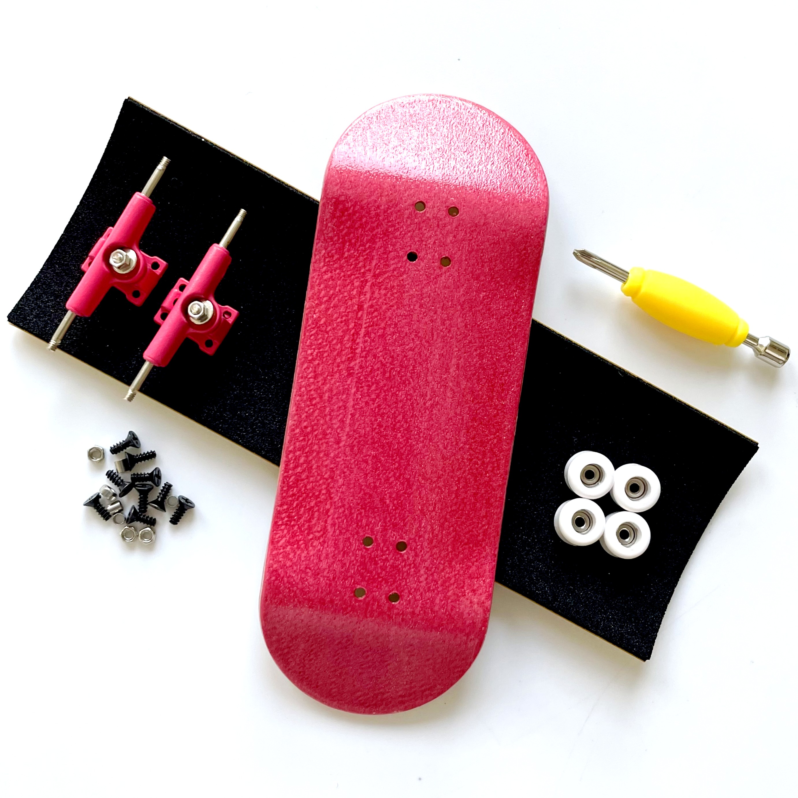 AliExpress 34mm Fingerboard Set with Double Axle Trucks Bearing Wheels, view 2