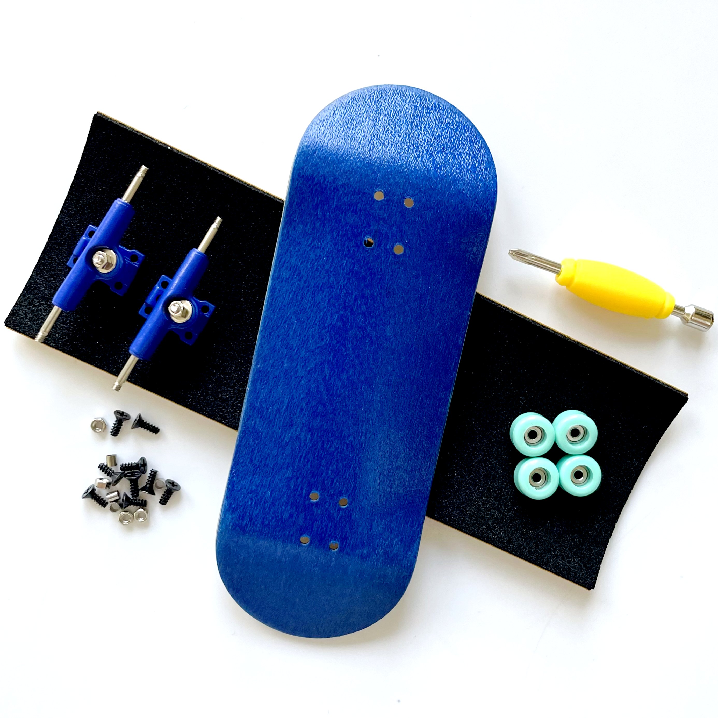 AliExpress 34mm Fingerboard Set with Double Axle Trucks Bearing Wheels, view 3