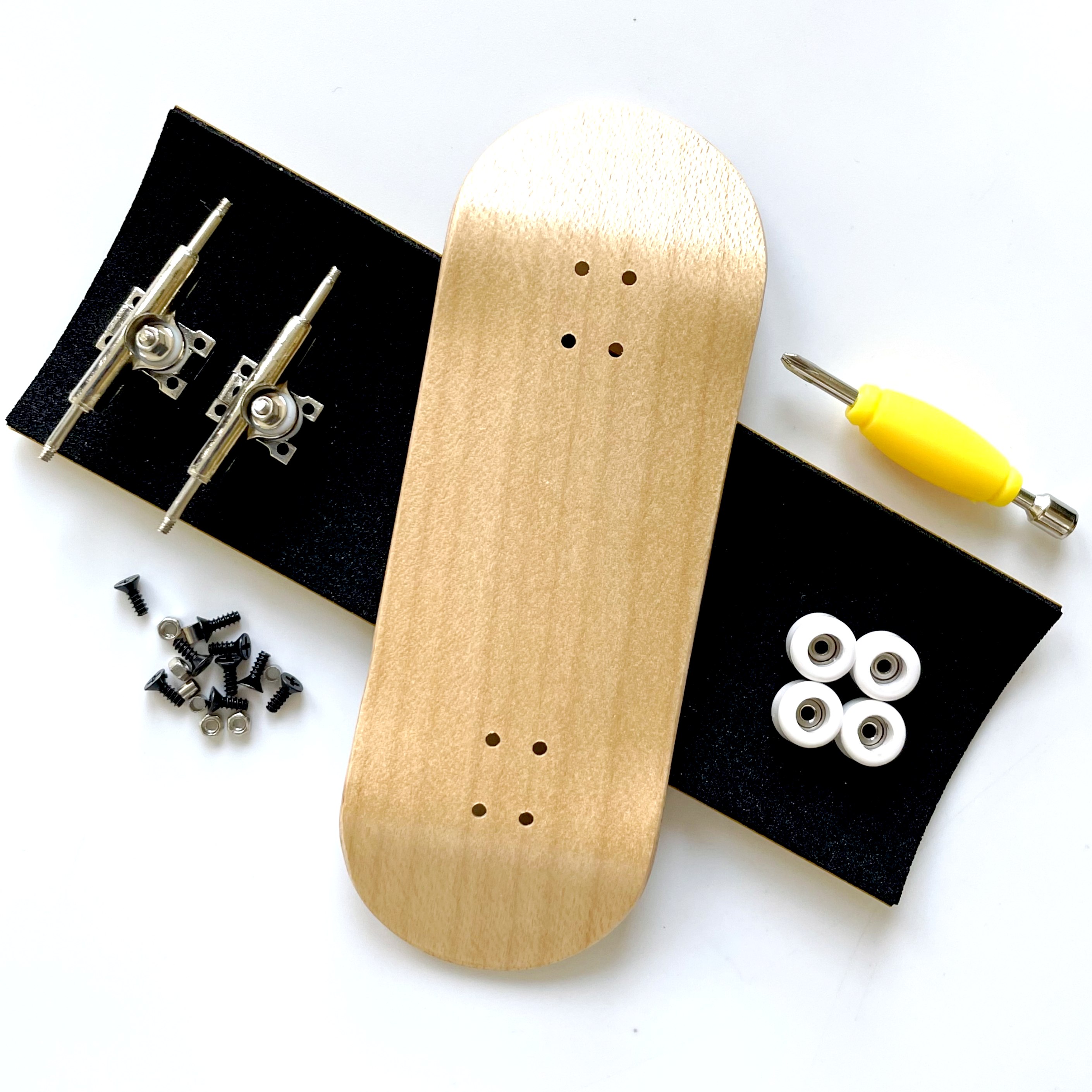 AliExpress 34mm Fingerboard Set with Double Axle Trucks Bearing Wheels, view 4