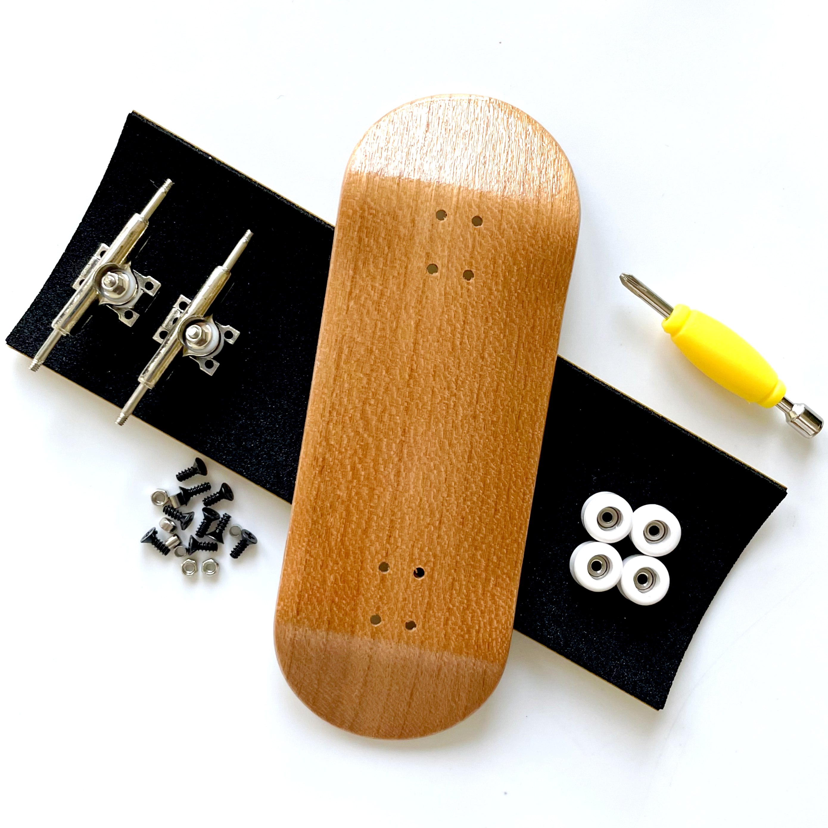 AliExpress 34mm Fingerboard Set with Double Axle Trucks Bearing Wheels, view 5