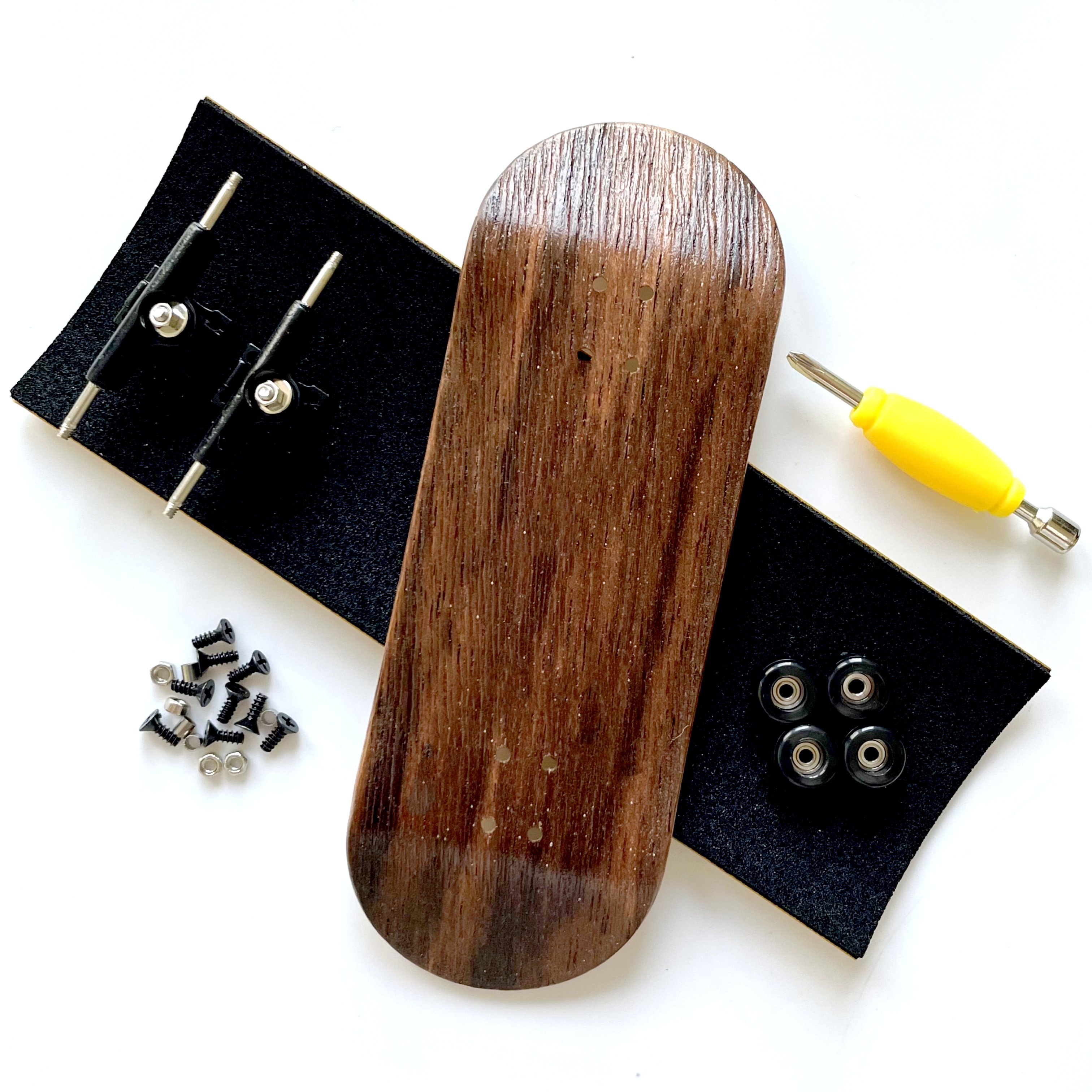 AliExpress 34mm Fingerboard Set with Double Axle Trucks Bearing Wheels, view 6