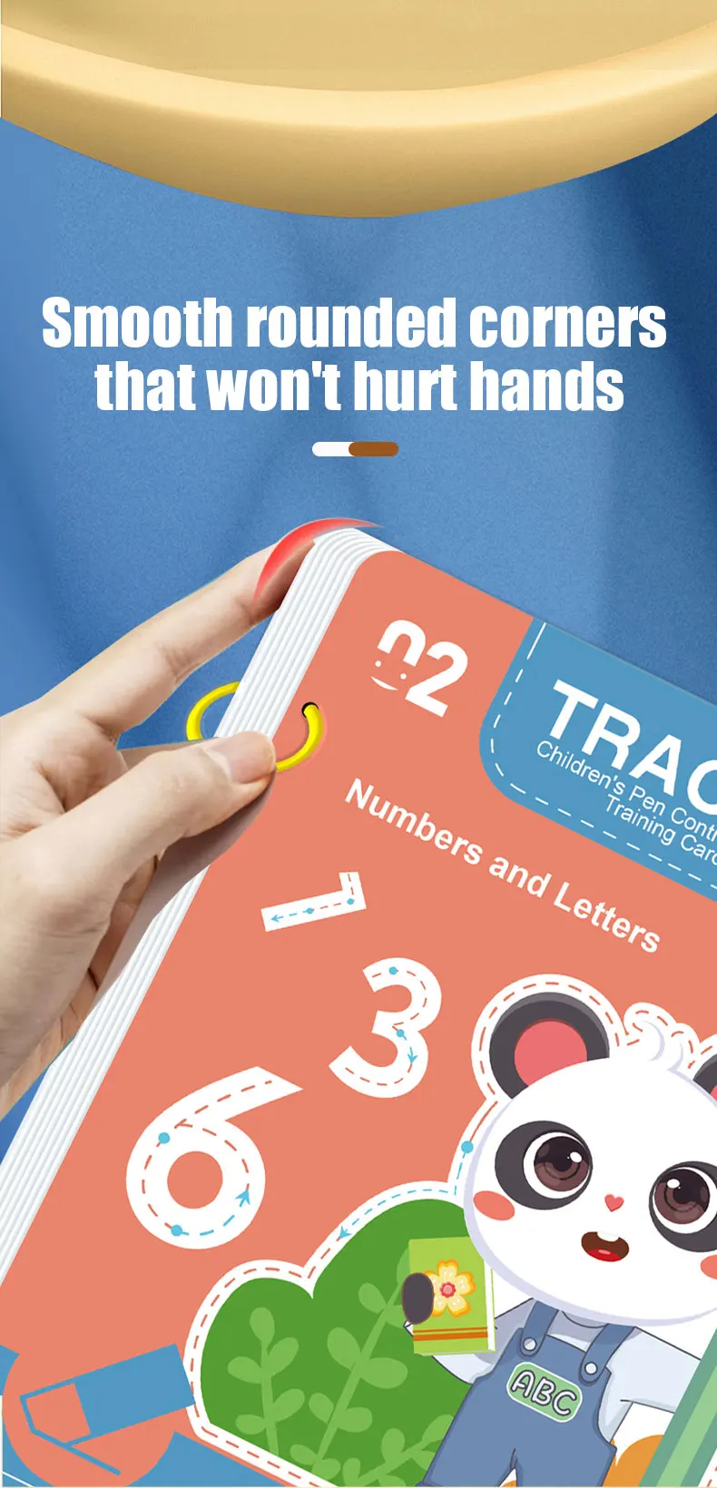 AliExpress 36-Page Reusable Kids Workbook with 2 Pens Eraser Erasable Stickers Drawing Writing Control Book New Year Christmas Gift, view 6