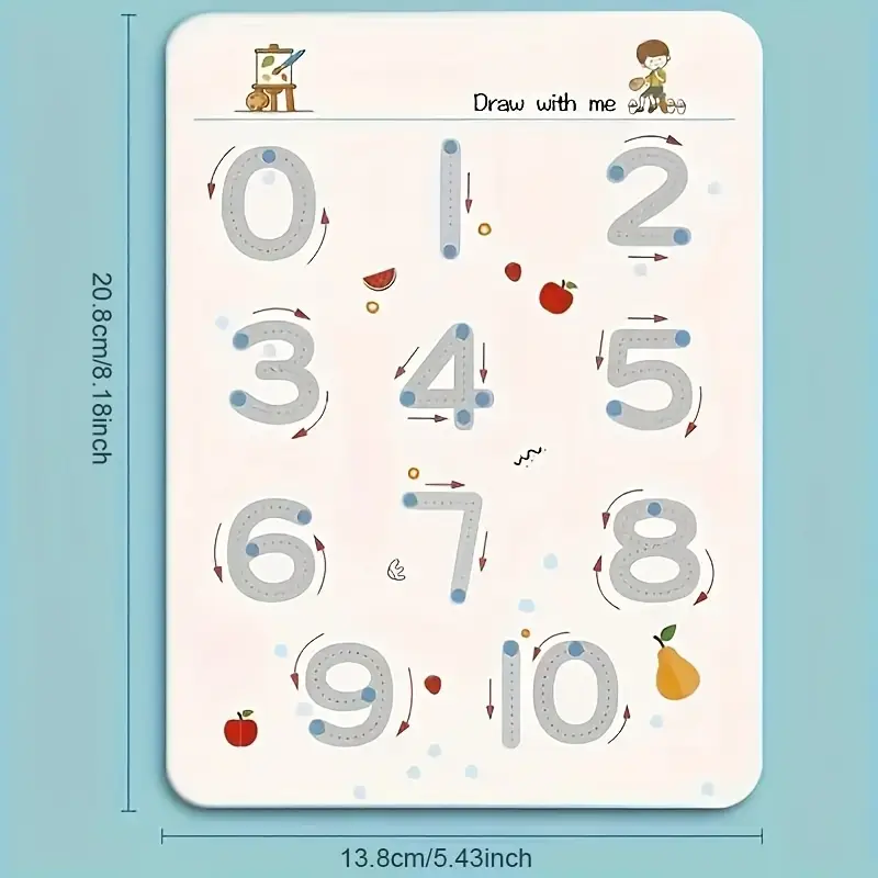 AliExpress 36-Page Reusable Workbook - 2 Pens + Eraser, Erasable Stickers for Kids' Drawing & Control, New Year & Christmas Gift, view 2