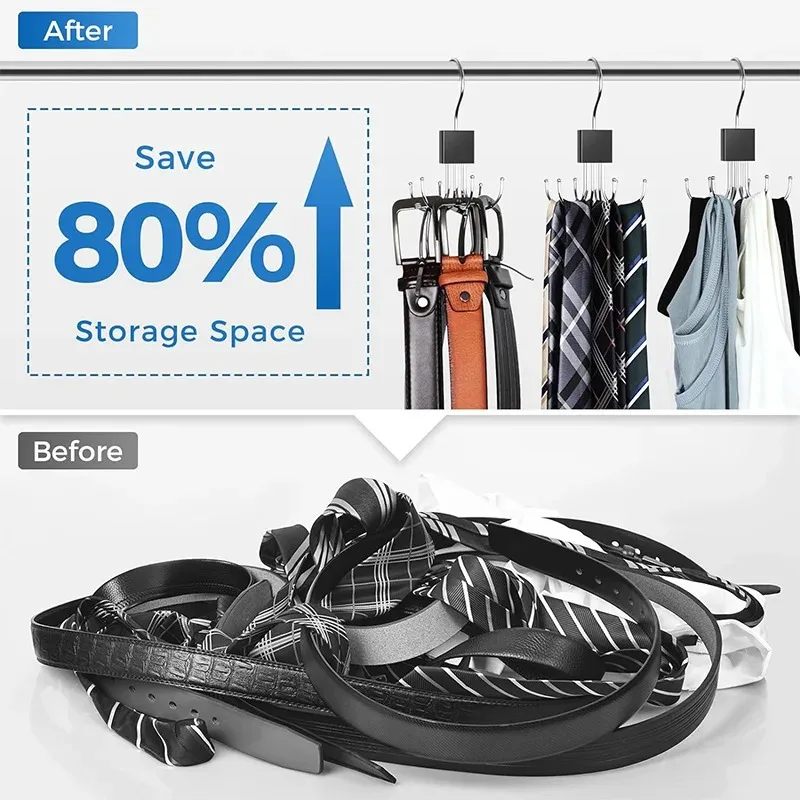 AliExpress 360-Degree Rotating Metal Belt Hanger Hook, view 4