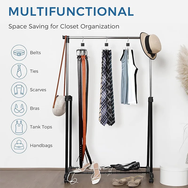 AliExpress 360-Degree Rotating Metal Belt Hanger Hook, view 5