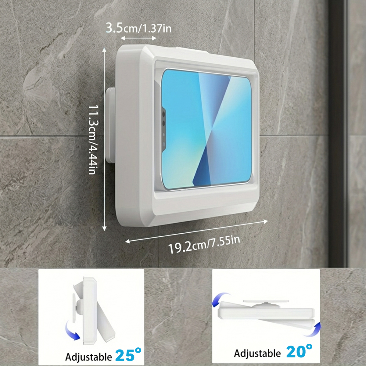AliExpress 360-Degree Waterproof Anti-Fog Shower Phone Holder, view 6