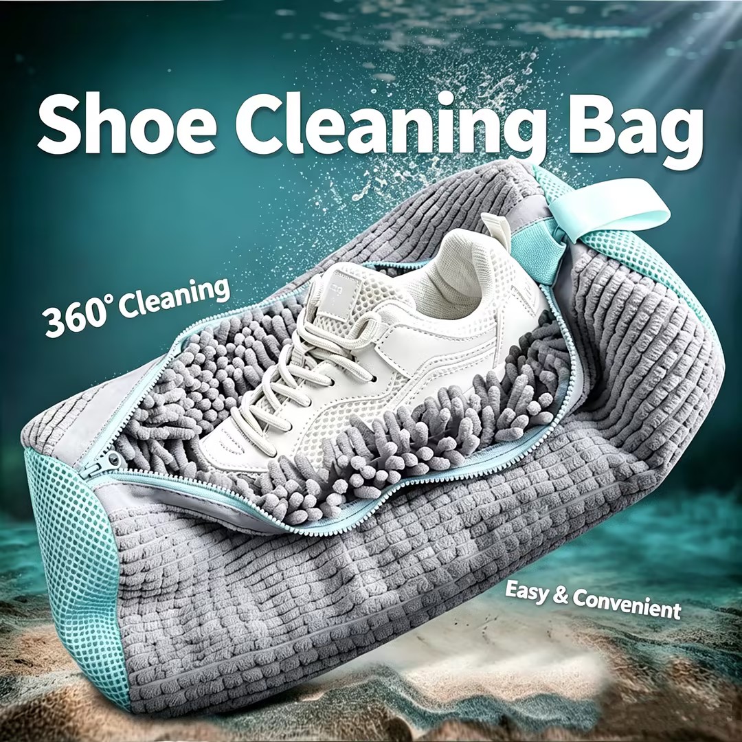 AliExpress Zippered Mesh Shoe Washing Bag for Machine Wash, view 4