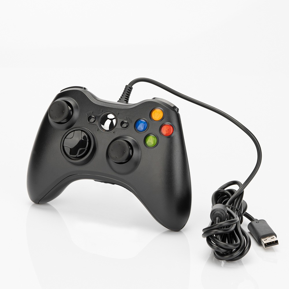 AliExpress 360 Wired Gamepad, PC Wired Game Controller Supports Steam and Can Adapt to Win7/8/10/11, Supports 360 Slim, Built-in Motor, view 6